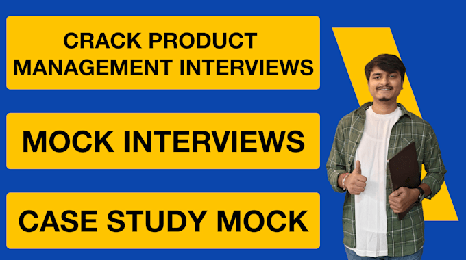 Gig Preview - Conduct product management mock interviews