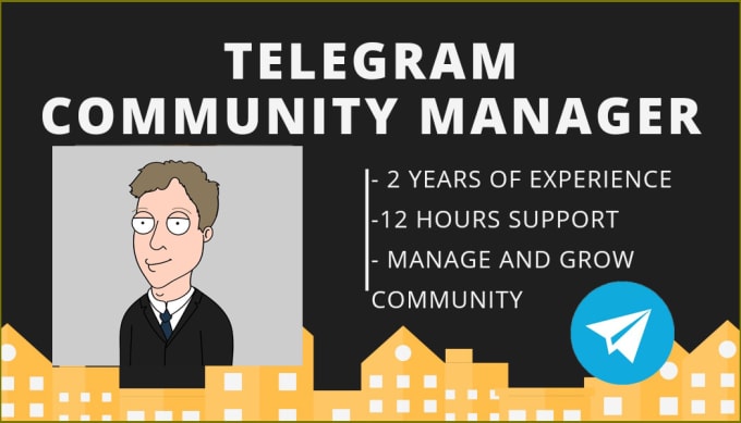 Gig Preview - Be telegram moderator for your meme coin