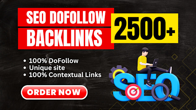 Gig Preview - Create 2500 SEO dofollow backlinks for google ranking