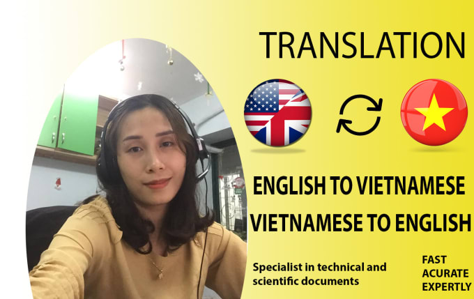 Gig Preview - Translate english to vietnamese content of your videos fast