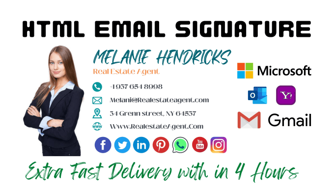 Gig Preview - Create HTML email signatures