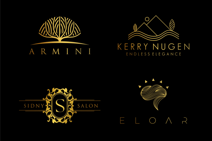 Gig Preview - Do luxury, golden ratio, letterpress logo design