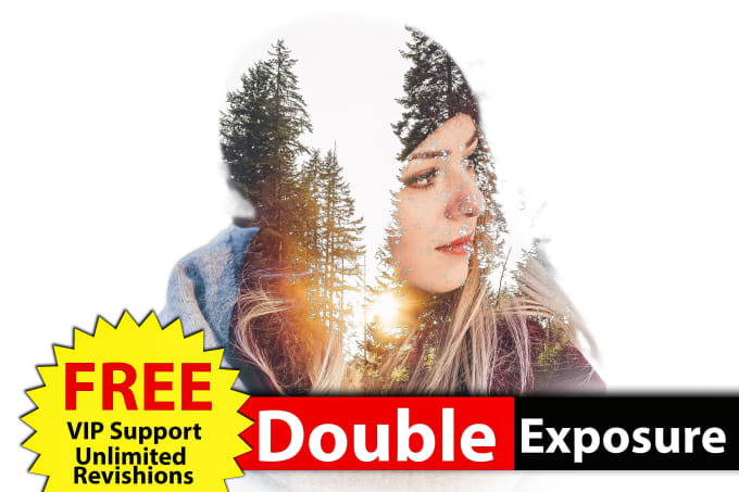 Gig Preview - Do adobe photoshop editing, double exposure, or manipulation