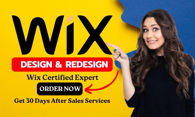 Gig Preview - Do wix website design, wix website redesign, landing page ecommerce store design