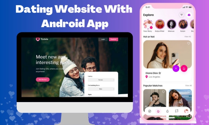 Gig Preview - Build dating website, dating apps, tinder clone