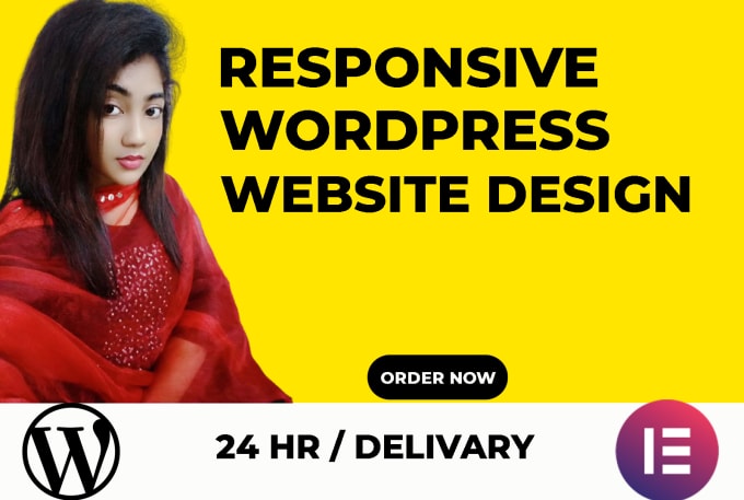 Gig Preview - Create responsive wordpress website design or develop with elementor pro