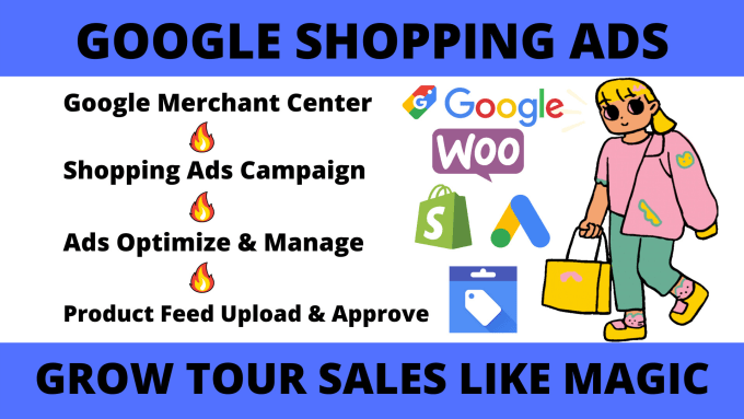 Gig Preview - Do google shopping ads campaign,approve feed,merchant center