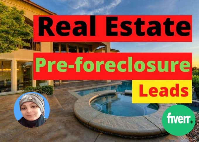 Gig Preview - Provide real estate pre foreclosure and auction leads with skip tracing