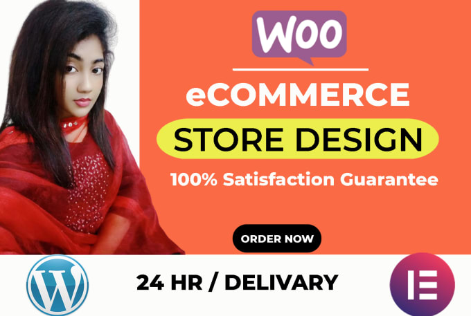 Gig Preview - Do ecommerce website design using wordpress and woo commerce online store