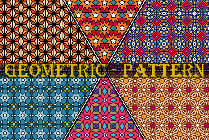 Gig Preview - Design a repeated seamless geometric, abstract pattern