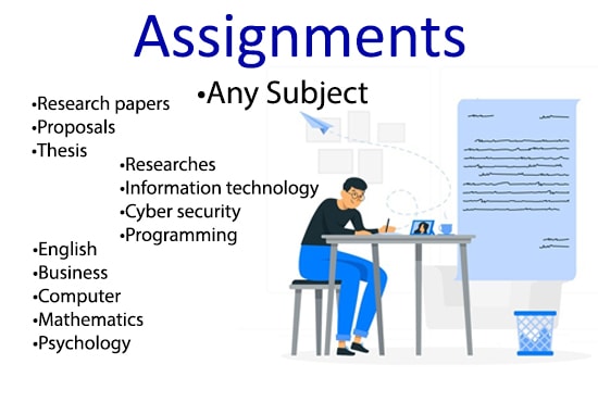 Gig Preview - Do any type of assignments