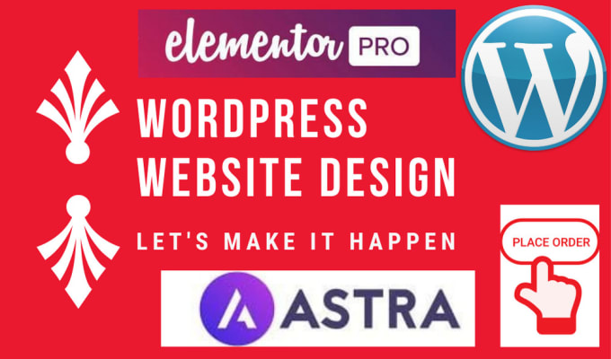 Gig Preview - Create wordpress website design with elementor pro and astra theme website