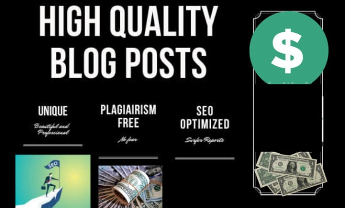 Gig Preview - Write SEO blog posts and web content that ranks