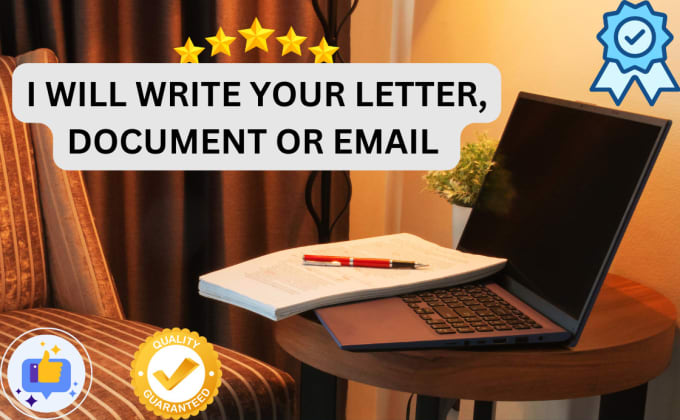 Bestseller - write a professional letter, document or email