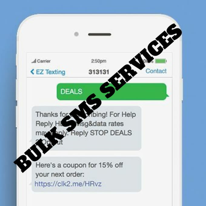 Gig Preview - Do text messages to your targeted region, bulk SMS marketing