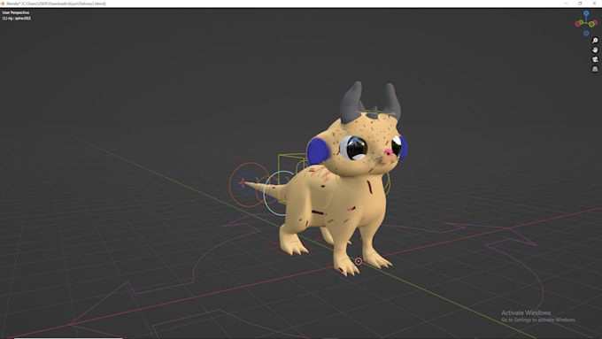 Gig Preview - Rig your 3d model and correctly assign weights to rig