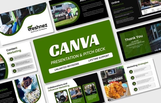 Gig Preview - Design your canva and google slide presentation