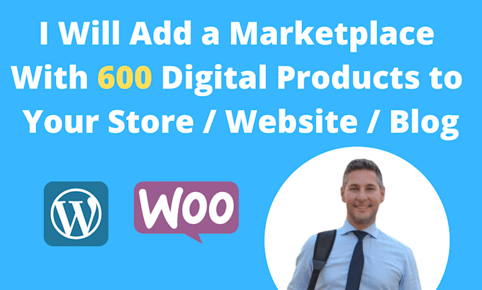 Gig Preview - Add 600 digital products to your wordpress store, website or blog