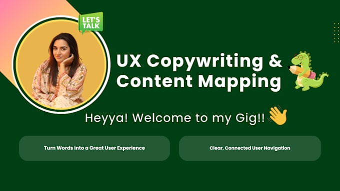 Gig Preview - Be your UX copywriter for websites or apps