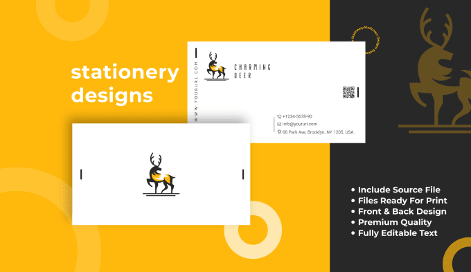 Gig Preview - Design unique business card with full stationery