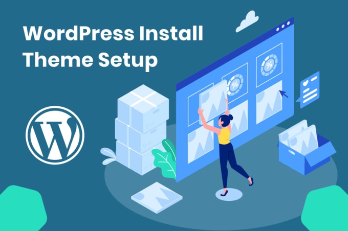 Gig Preview - Install wordpress professionally, setup theme like demo