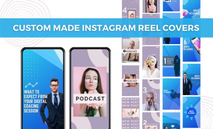 Gig Preview - Design unique canva instagram reel cover templates