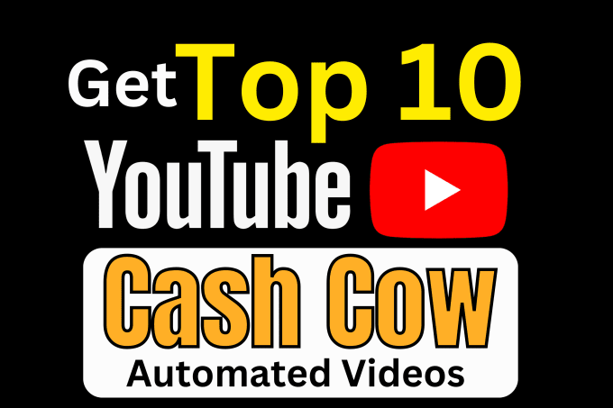 Bestseller - create top 10 youtube custom automated videos, cash cow faceless video, cash cow