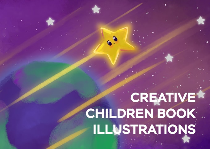 Gig Preview - Draw creative children book illustration