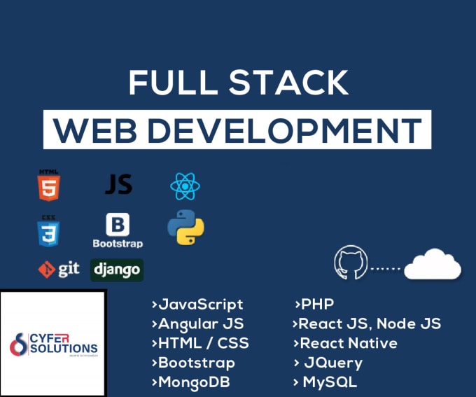 Gig Preview - Be your professional full stack web developer