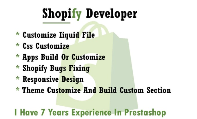 Gig Preview - Shopify customize themes and design