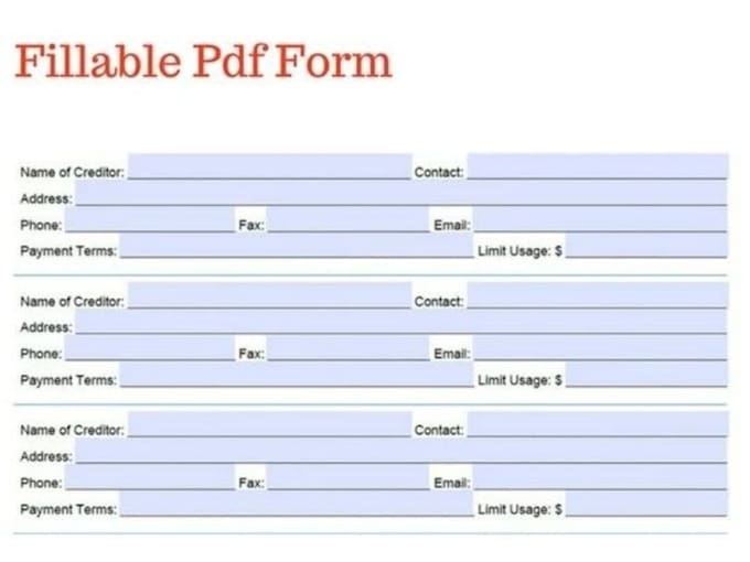 Gig Preview - Create fillable PDF form in 24hours