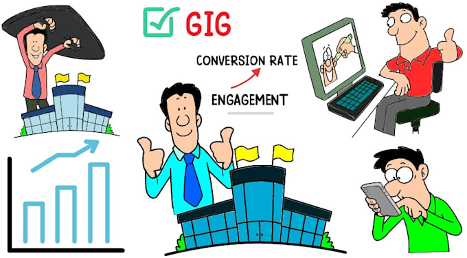 Gig Preview - Create high quality whiteboard animation explainer video in one day