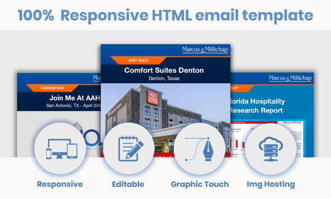 Gig Preview - Design a responsive HTML email template or newsletter