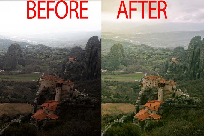 Gig Preview - Edit and retouch landscape photos