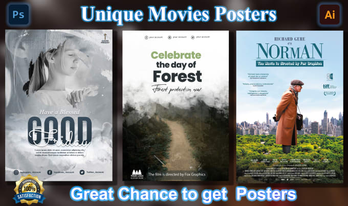 Bestseller - design minimalistic film, gaming, church, sports, and concert posters