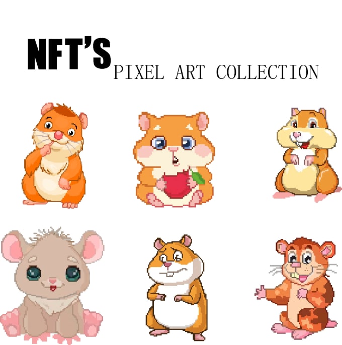 Gig Preview - Draw cool pixel art avatar and nft collection