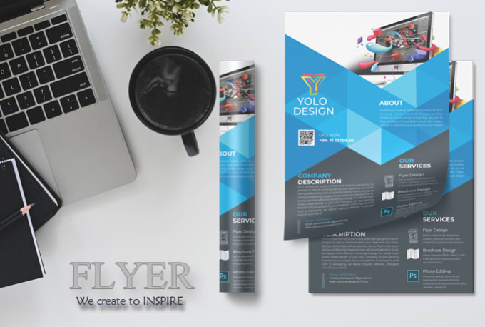 Gig Preview - Design professional flayer for your inspiration