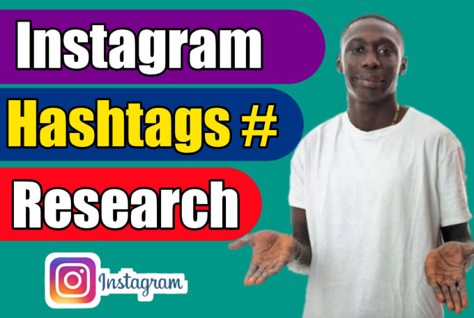 Gig Preview - Instagram hashtags research for instagram growth organically