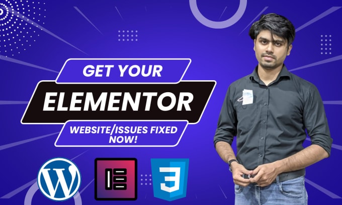 Gig Preview - Create, edit a wordpress website with elementor pro and CSS