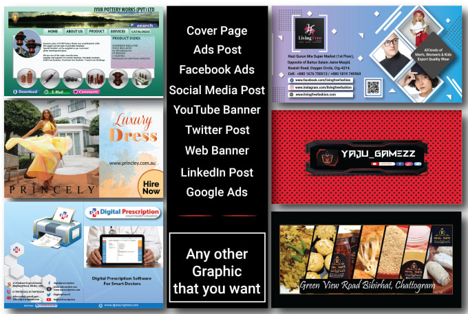 Gig Preview - Create premium quality social media design post, banner ads