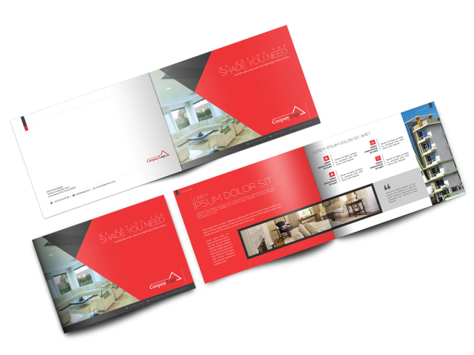 Gig Preview - Design an amazing horizontal real estate brochure