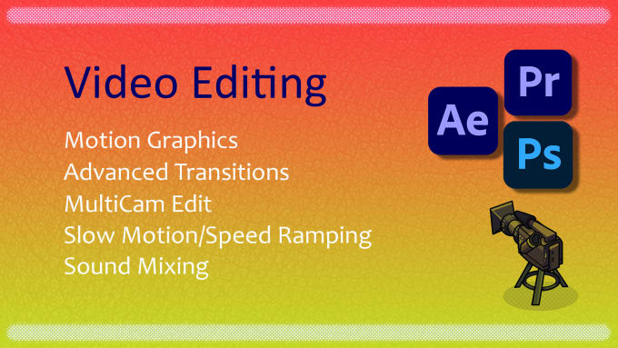 Gig Preview - Do professional youtube video editing within 24 hours