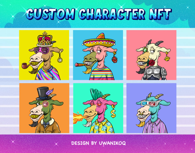 Gig Preview - Draw custom nft cartoon avatar mascot