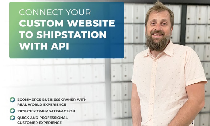 Gig Preview - Connect your custom website to shipstation with API