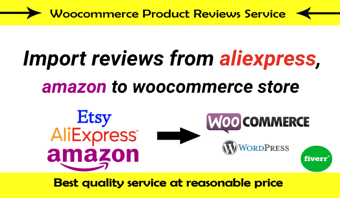 Gig Preview - Import review for your woocommerce products