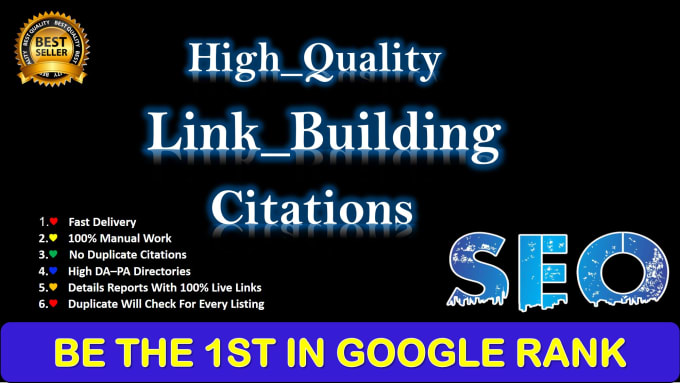 Gig Preview - Do SEO backlinks via high authority dofollow link building