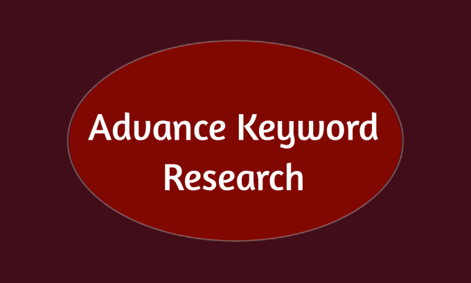 Gig Preview - Perform advanced keyword research and competitor analysis