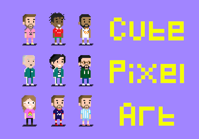 Gig Preview - Create character or portrait in cute pixel art