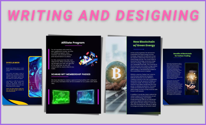 Gig Preview - Write and design an impressive ico, crypto blockchain white paper