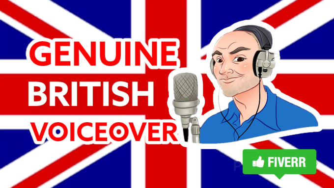 Gig Preview - Record a british voice over for your project